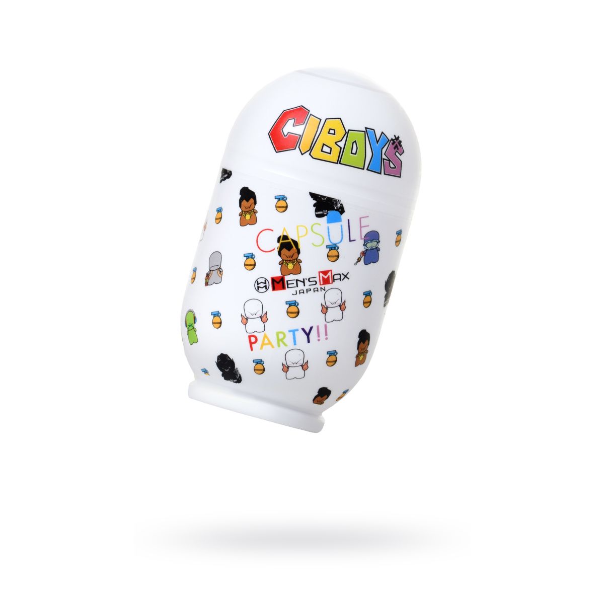Мастурбатор нереалистичный, CAPSULE Party, MensMax, TPE, прозрачный, 9 см