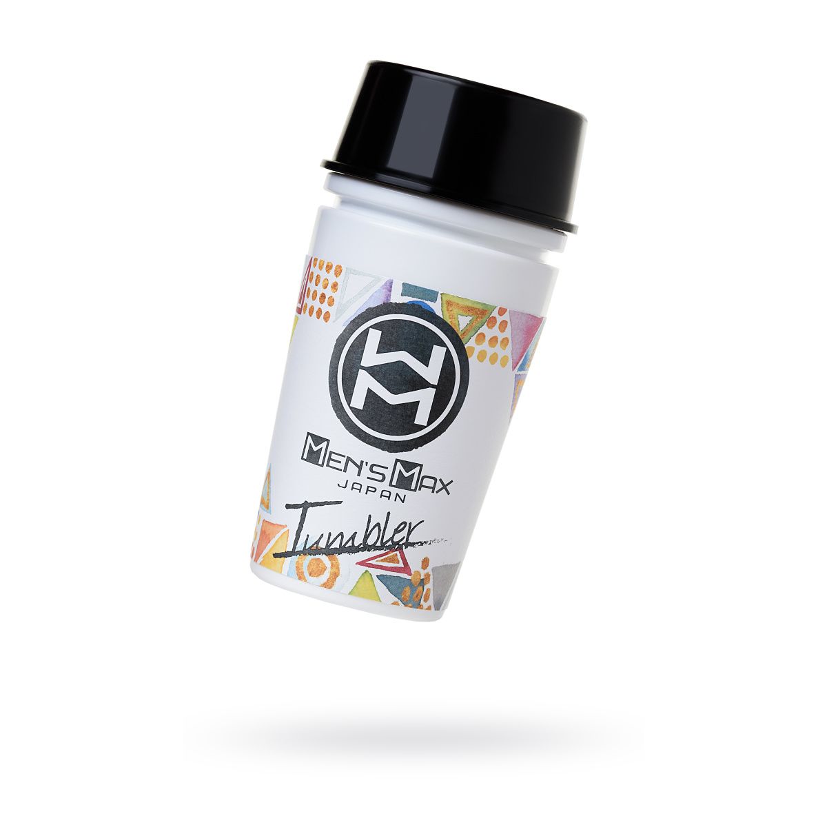 Мастурбатор нереалистичный, Tumbler Square, MensMax, TPE, белый, 16.3 см