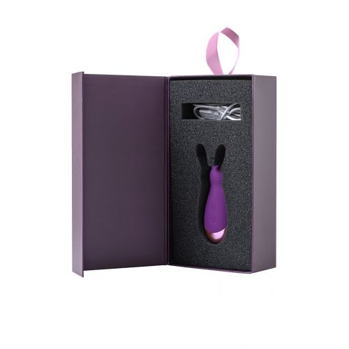 Стимулятор эрогенных зон Eromantica BUNNY, силикон, фиолетовый, 21,5