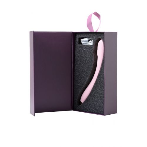 Вибромассажер Eromantica Kristen, Силикон, Розовый, 22,5 см