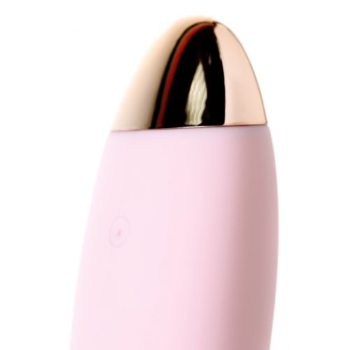 Вибромассажер Eromantica Kristen, Силикон, Розовый, 22,5 см