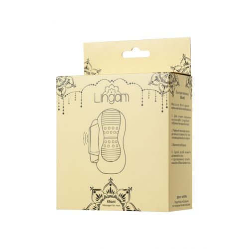 Мастурбатор нереалистичный Lingam by TOYFA  Khani, TPE, Прозрачный, 9 см
