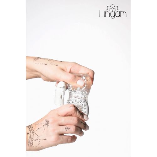 Мастурбатор нереалистичный Lingam by TOYFA  Khani, TPE, Прозрачный, 9 см