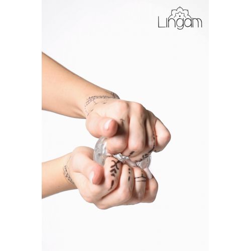 Мастурбатор нереалистичный Lingam by TOYFA  Khani, TPE, Прозрачный, 9 см