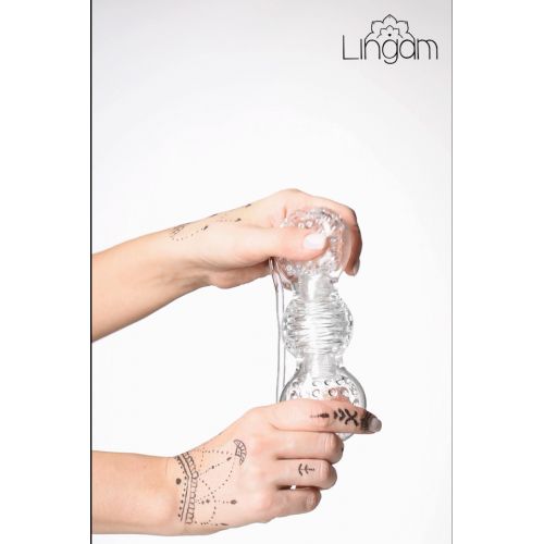 Мастурбатор нереалистичный Lingam by TOYFA Rashmi , TPE, Прозрачный, 15,5 см Мастурбатор нереалистичный Lingam by TOYFA Rashmi , TPE, Прозрачный, 15,5 см