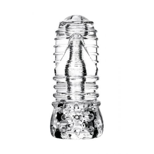 Мастурбатор нереалистичный Lingam by TOYFA  Savitri, TPE, Прозрачный, 14 см