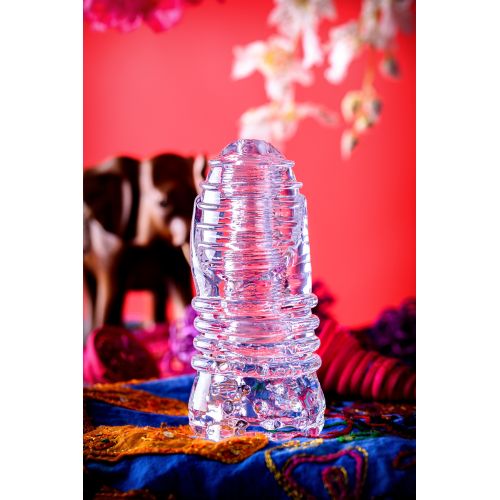 Мастурбатор нереалистичный Lingam by TOYFA  Savitri, TPE, Прозрачный, 14 см