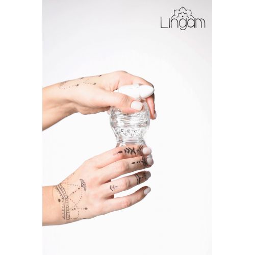 Мастурбатор нереалистичный Lingam by TOYFA  Shakti, TPE, Прозрачный, 9 см