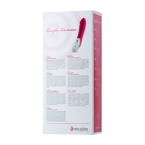 Вибратор Mystim Terrific Truman силиконовый, розовый, 27 см Вибратор Mystim Terrific Truman силиконовый, розовый, 27 см