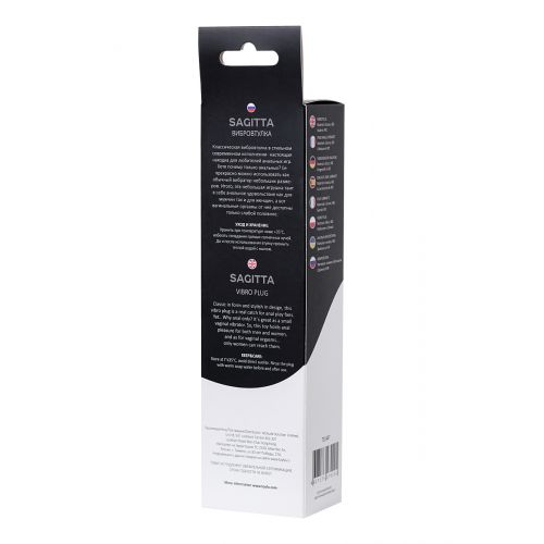 Анальный вибро-стимулятор POPO Pleasure by TOYFA Sagitta, силикон, черный, 9 см Анальный вибро-стимулятор POPO Pleasure by TOYFA Sagitta, силикон, черный, 9 см