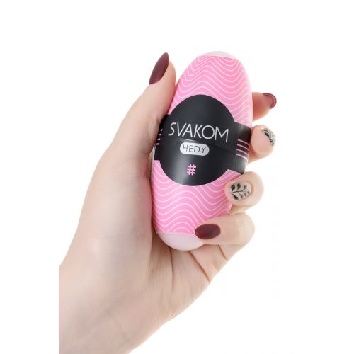 Мастурбатор нереалистичный Svakom  Hedy (6 штук), TPE, Розовый, 14 см