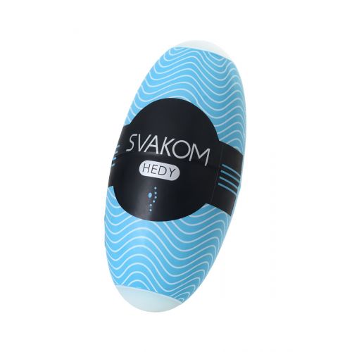 Мастурбатор нереалистичный Svakom  Hedy (6 штук), TPE, Голубой, 14 см