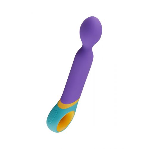 Нереалистичный вибратор PMV Base - Wand фиолетовый, 24 см.