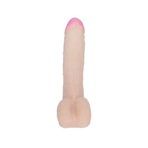 Фаллоимитатор неоскин на присоске REAL Next Lovetoy, TPR, телесный 25,5 см