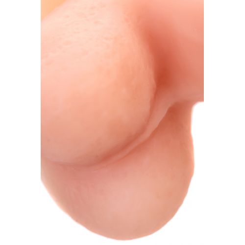 Силиконовый фаллоимитатор RealStick Silicone Ryan G, телесный, 22,5 см