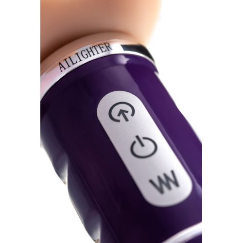 Реалистичный вибратор Ailighter Telescopic lover 2, TPE, телесный, 10 режимов вибрации, 27,1 см