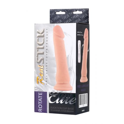 Ротатор TOYFA RealStick Elite на присоске, телесный, SoftSkin, 7 режимов вращения, 18 см Ротатор TOYFA RealStick Elite на присоске, телесный, SoftSkin, 7 режимов вращения, 18 см