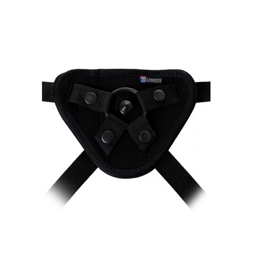 Страпон на креплении LoveToy UNI strap 7 с двумя насадками