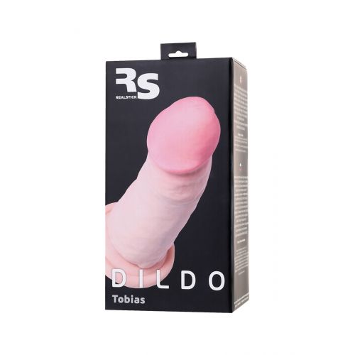 Реалистичный фаллоимитатор TOYFA RealStick Elite DILDO, TPR, телесный, 18 см