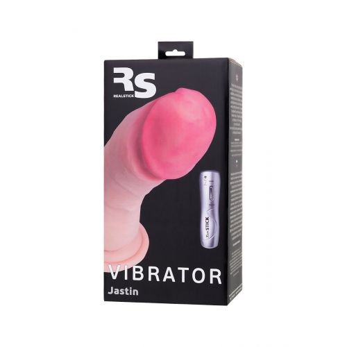 Реалистичный вибратор TOYFA RealStick Elite Vibro, TPR, телесный, 7 режимов вибрации, 21 см