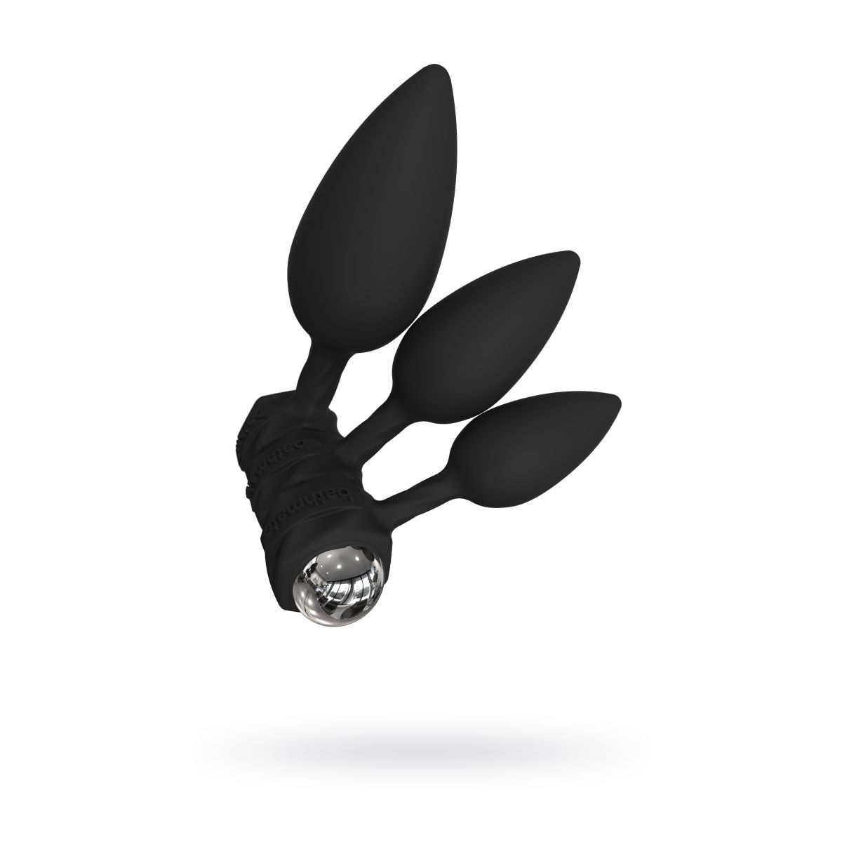 Набор анальных плагов Bathmate Anal Training Plugs VIBE, силикон, чёрный