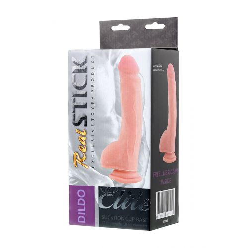 Фаллоимитатор на присоске TOYFA RealStick Elite DILDO, телесный, 24 см