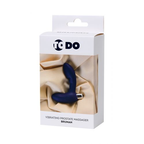 Вибростимулятор простаты ToDo by Toyfa Bruman, силикон, фиолетовый, 12 см