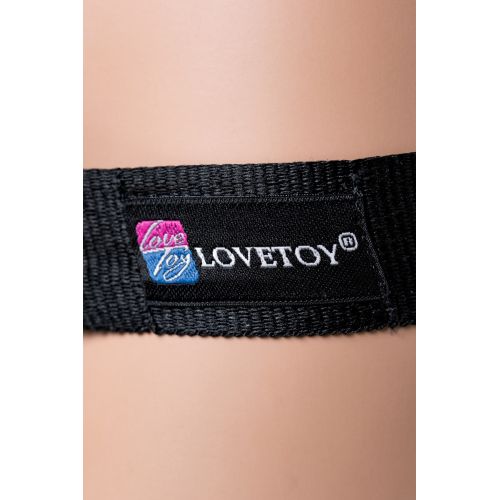 Страпон LoveToy LESBIAN SERIES с поясом Harness 19,5 см