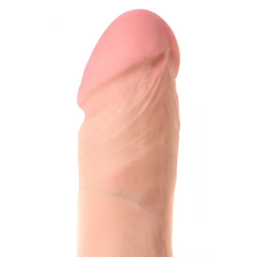 Реалистичный вибратор TOYFA RealStick Elite Vibro, TPR, телесный, 7 режимов вибрации, 20 см