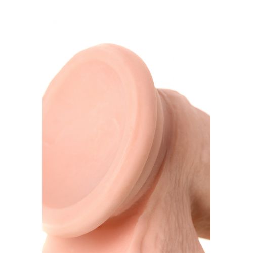 Реалистичный вибратор TOYFA RealStick Elite Vibro, TPR, телесный, 7 режимов вибрации, 20 см