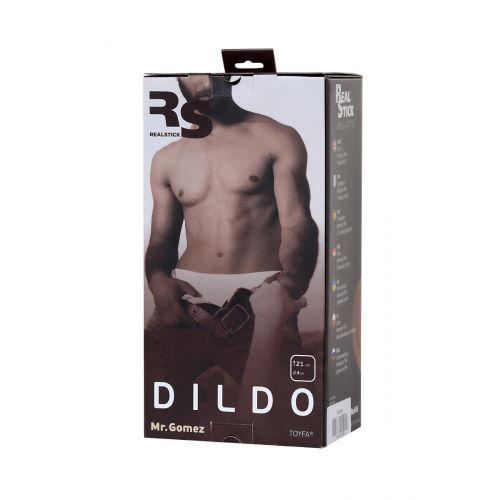 Фаллоимитатор TOYFA RealStick Elite Mulatto, реалистичный, на присоске, мулат, 16 см
