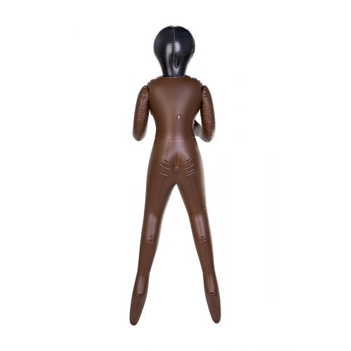 Кукла надувная, Michelle, негритянка, TOYFA Dolls-X,  с тремя отверстиями, 160 см