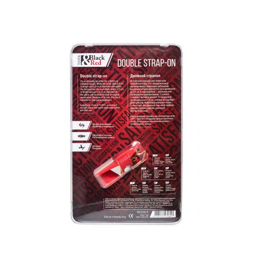 Страпон на креплении Black&Red by TOYFA, силикон, красный, 24 см Страпон на креплении Black&Red by TOYFA, силикон, красный, 24 см