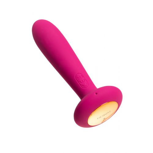 Анальная втулка Svakom Primo, с подогревом,  силикон, розовый, 12 см