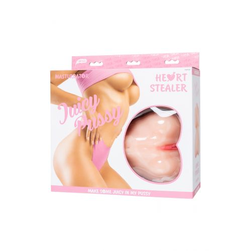 Мастурбатор реалистичный TOYFA Juicy Pussy, Heart stealer, TPE, телесный