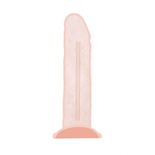 Фаллоимитатор RealStick Silicone Jared L, сайлекспан, телесный, 18 см