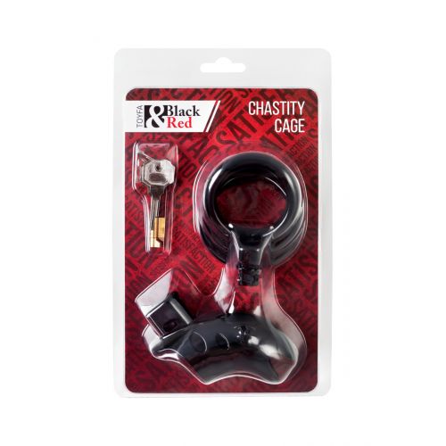 Пояс верности мужской Black&Red by TOYFA, ABS пластик, черный, 10 см Пояс верности мужской Black&Red by TOYFA, ABS пластик, черный, 10 см