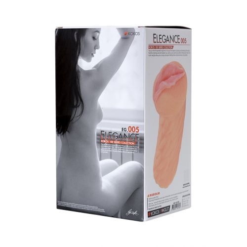 Мастурбатор реалистичный KOKOS ELEGANCE.005 с вибрацией, TPR, телесынй, 16 см Мастурбатор реалистичный KOKOS ELEGANCE.005 с вибрацией, TPR, телесынй, 16 см