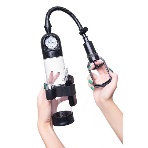 Механическая помпа Sexus Men Training Aksel, ABS-пластик, черная, 70 см Механическая помпа Sexus Men Training Aksel, ABS-пластик, черная, 70 см