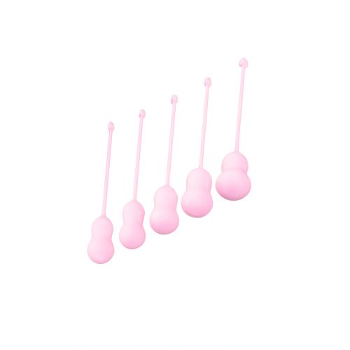 Набор вагинальных шариков Flovetta by Toyfa TULIPS, силикон, розовый, 5,3 см