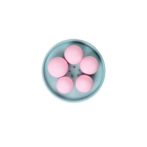 Набор вагинальных шариков Flovetta by Toyfa TULIPS, силикон, розовый, 5,3 см