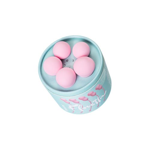 Набор вагинальных шариков Flovetta by Toyfa TULIPS, силикон, розовый, 5,3 см