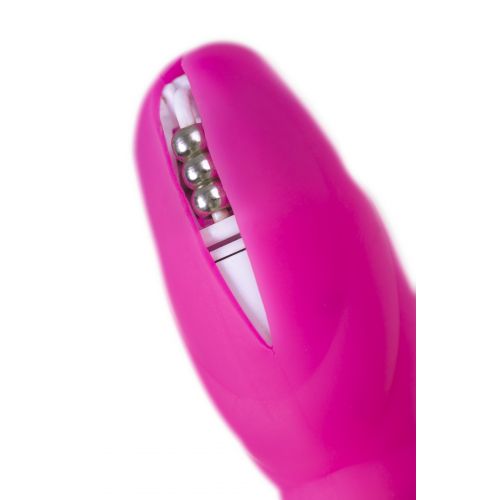 Виброяйцо с пульсирующими шариками JOS Circly, розовое