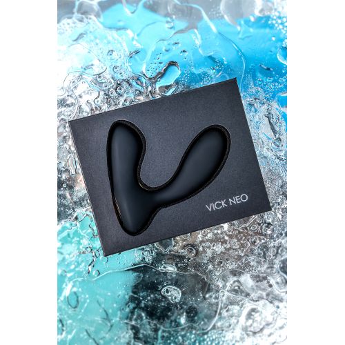 Стимулятор простаты Svakom Vick Neo, силикон, чёрный, 10 см